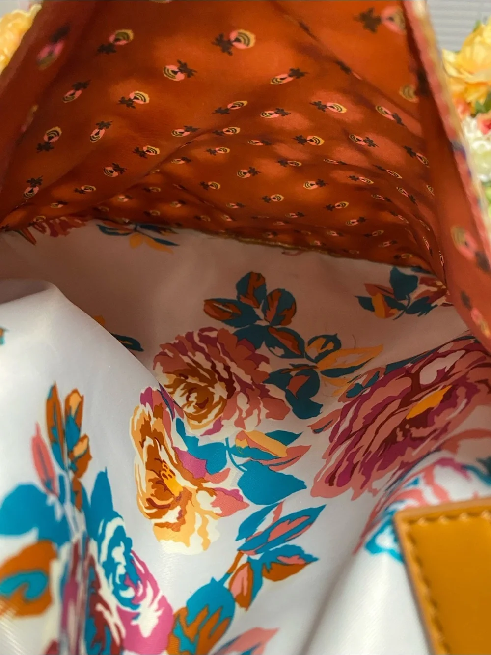 Matilda Jane Floral Oversized Zip Tote Shoulder Bag